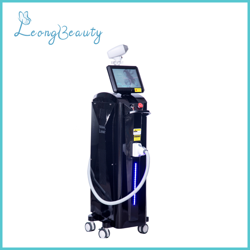 Máy tẩy lông vĩnh viễn bằng Laser Diode 3 bước sóng màu đen