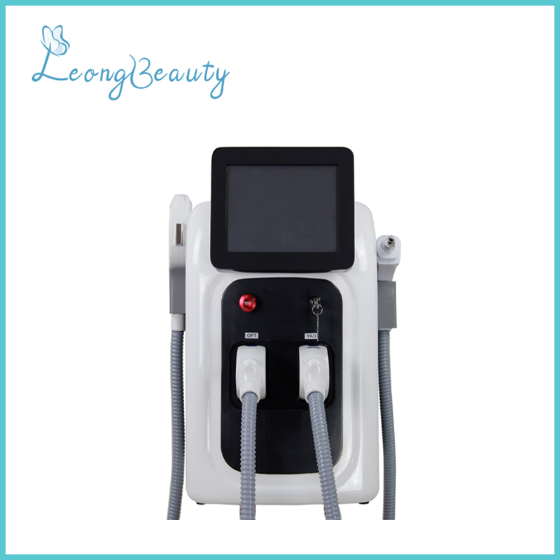 Máy OPT Yag Laser 2in1 để tẩy lông Xóa hình xăm